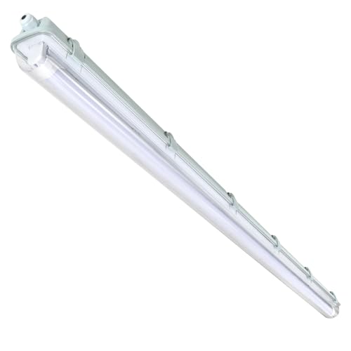 Jopassy LED Feuchtraumleuchte 120 cm 4500K Neutralweiß 18W 1800lm IP65 Wasserfest T8 Wannenleuchte Kellerleuchte Feuchtraum für Garage Keller Bad Büro Warenhaus Jopassy LED Feuchtraumleuchte 120 cm 4500K Neutralweiß 18W 1800lm IP65 Wasserfest T8 Wannenleuchte Kellerleuchte Feuchtraum für Garage Keller Bad Büro Warenhaus von Jopassy