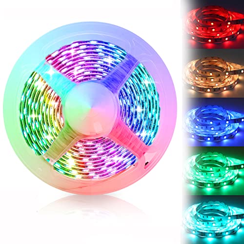 Jopassy LED Strip 2m, RGB SMD5050 LED Streifen mit 44 Tasten Fernbedienung, Farbwechsel LED band fur die Beleuchtung von Haus von Jopassy