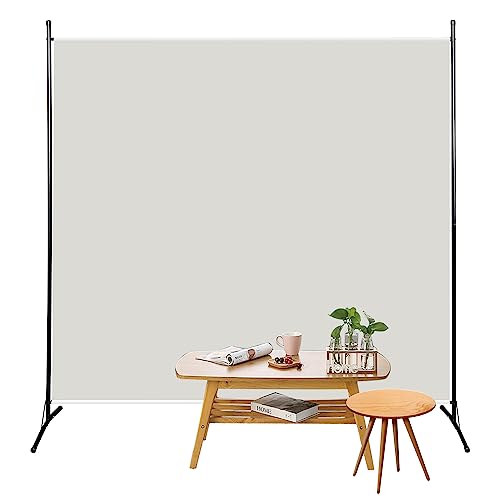 Jopassy Paravent Raumteiler Innen Sichtschutz Garten Trennwand Outdoor paravent,balkonbespannung,umkleidekabine (Beige 180 x 180cm) von Jopassy