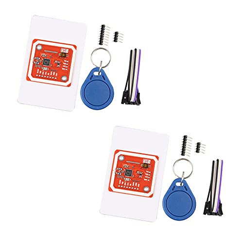 Jopto 2 Stücke PN532 NFC RFID Modul V3 Kit Nahfeldkommunikationsleser Modul Kit I2C SPI HSU mit Weißer S50-Karte Schlüsselkarte Kompatibel mit Arduino Raspberry Pi DIY Smartphone Jopto 2 Stücke PN532 NFC RFID Modul V3 Kit Nahfeldkommunikationsleser Modul Kit I2C SPI HSU mit Weißer S50-Karte Schlüsselkarte Kompatibel mit Arduino Raspberry Pi DIY Smartphone von Jopto