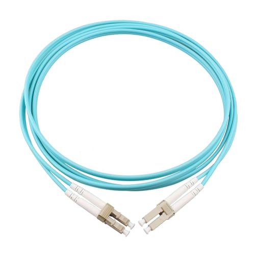Jopto 2m LWL Glasfaserkabel LC/UPC auf LC/UPC Stecker Multimode Duplex 50/125um OM4 LSZH Patchkabel FTTH Lichtwellenleiter von Jopto