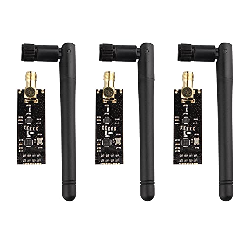 Jopto 3 Stück NRF24L01 + PA + LNA Wireless Transceiver RF-Kommunikationsmodul 2.4G 1100m für Arduino Kompatibel mit Antenne LKY67 Jopto 3 Stück NRF24L01 + PA + LNA Wireless Transceiver RF-Kommunikationsmodul 2.4G 1100m für Arduino Kompatibel mit Antenne LKY67 von Jopto