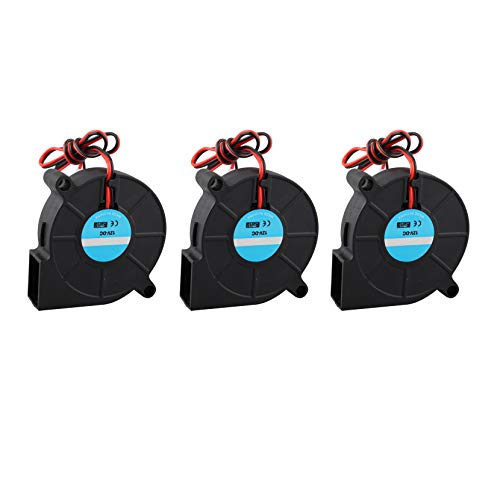 Jopto 3 x 3D-Drucker-Gebläseventilator DC 12 V 50 x 50 x 15 mm 5015 Blow Radial Kühlventilator 2-Pin Zubehör Hot End Extruder für RepRap i3 3D Drucker Kühler Kühlkörper Jopto 3 x 3D-Drucker-Gebläseventilator DC 12 V 50 x 50 x 15 mm 5015 Blow Radial Kühlventilator 2-Pin Zubehör Hot End Extruder für RepRap i3 3D Drucker Kühler Kühlkörper von Jopto
