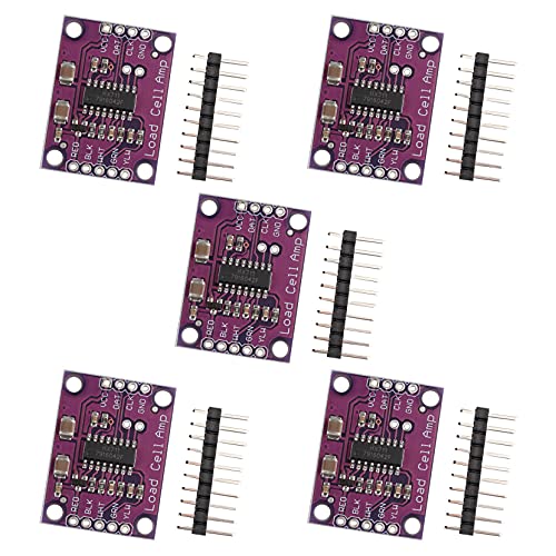 Jopto 5 Stück CJMCU-711 HX711 Wägezelle 24-Bit-A/D-Wandlerchip für elektronische Präzisionswaage Kompatibel mit Arduino von Jopto