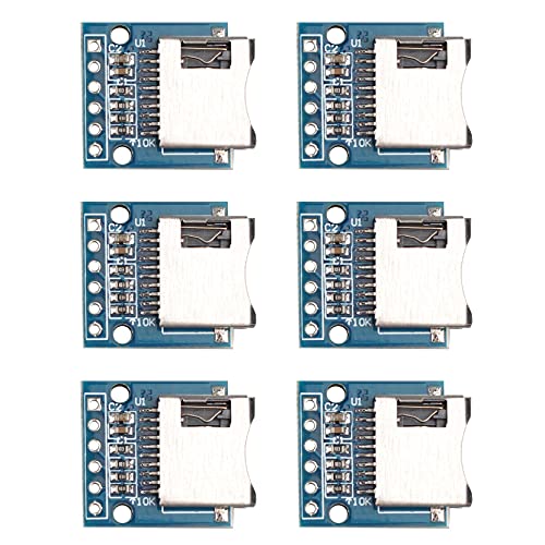 Jopto 6 Stück Mini SD Kartenmodul Memory Shield Modul Micro SD Speichererweiterungsplatine Micro SD TF Kartenleser Modul Kartenadapter Kompatibel mit Arduino AVR ARM Jopto 6 Stück Mini SD Kartenmodul Memory Shield Modul Micro SD Speichererweiterungsplatine Micro SD TF Kartenleser Modul Kartenadapter Kompatibel mit Arduino AVR ARM von Jopto