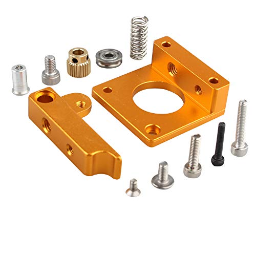 Jopto MK8 Bowden-Extruder-Zubehör, Linkshänder, 3D-Drucker, MK8 Extruder, Aluminiumrahmen, MK8 Extruder-Antrieb, DIY-Kit für Reprap Delta Prusa i3 3D-Drucker von Jopto