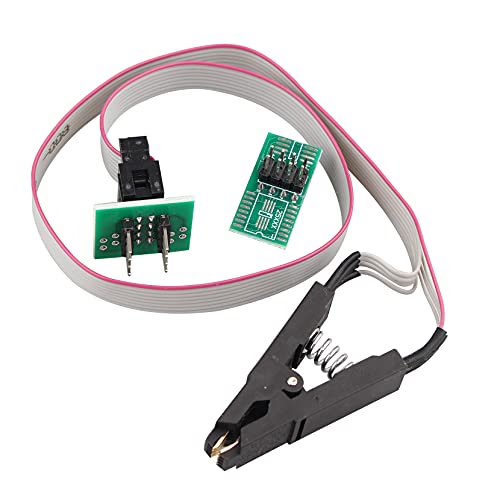 Jopto SOIC8 SOP8 Test Clip Für EEPROM 93CXX / 25CXX / 24Cxx In-Circuit Programmierung + 2 Adapter Jopto SOIC8 SOP8 Test Clip Für EEPROM 93CXX / 25CXX / 24Cxx In-Circuit Programmierung + 2 Adapter von Jopto