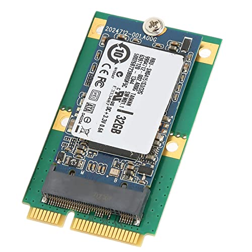 Jopwkuin M.2-zu-MSATA-Adapterkarte, Plug-and-Play-M.2-zu-MSATA-Riser-Adapterkarte, Einfache Installation, Zuverlässige PCB-Stabilität für den Desktop (32 GB) von Jopwkuin