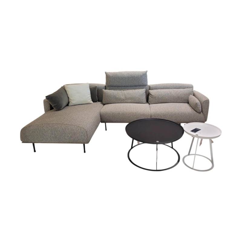 Ecksofa Eden JR 1800 Stoff Thuile C0003 Grau Füße Metall Bronze Matt Mit Verstel... Ecksofa Eden JR 1800 Stoff Thuile C0003 Grau Füße Metall Bronze Matt Mit Verstel... von Jori