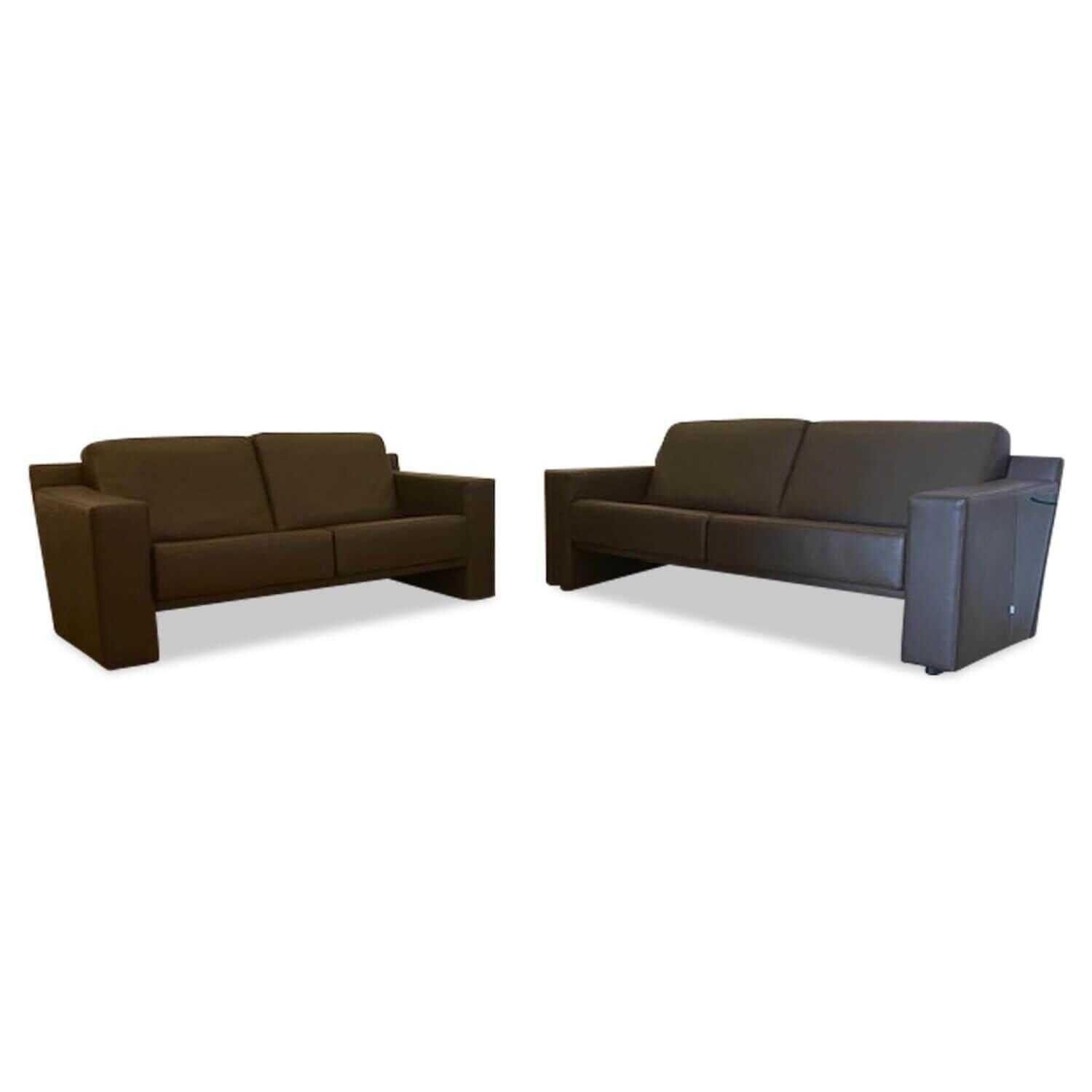 Garnitur Dakota  JR 9800 Leder Fuerte Braun 2 Sofas von Jori