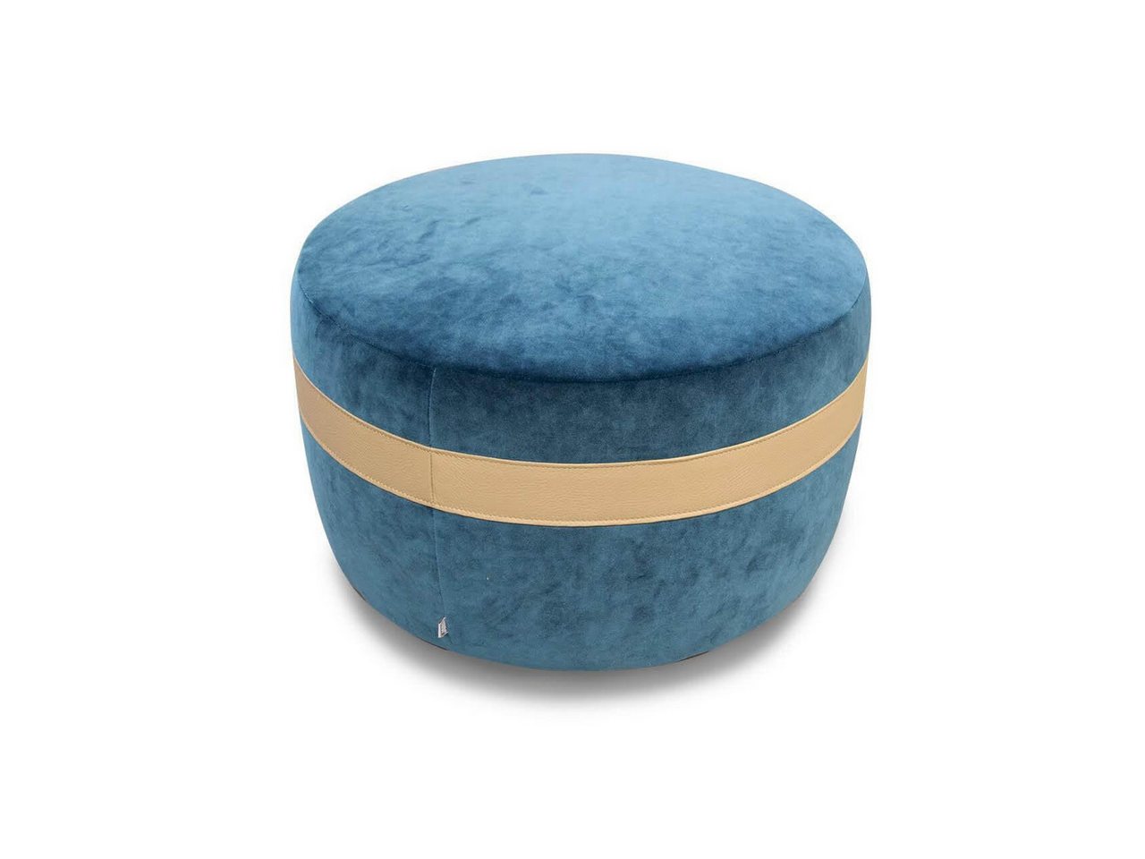Jori Sitzhocker Hocker Macaron Stoff Vittoria 58 Petrol Blau Dekoband Leder Jori Sitzhocker Hocker Macaron Stoff Vittoria 58 Petrol Blau Dekoband Leder von Jori