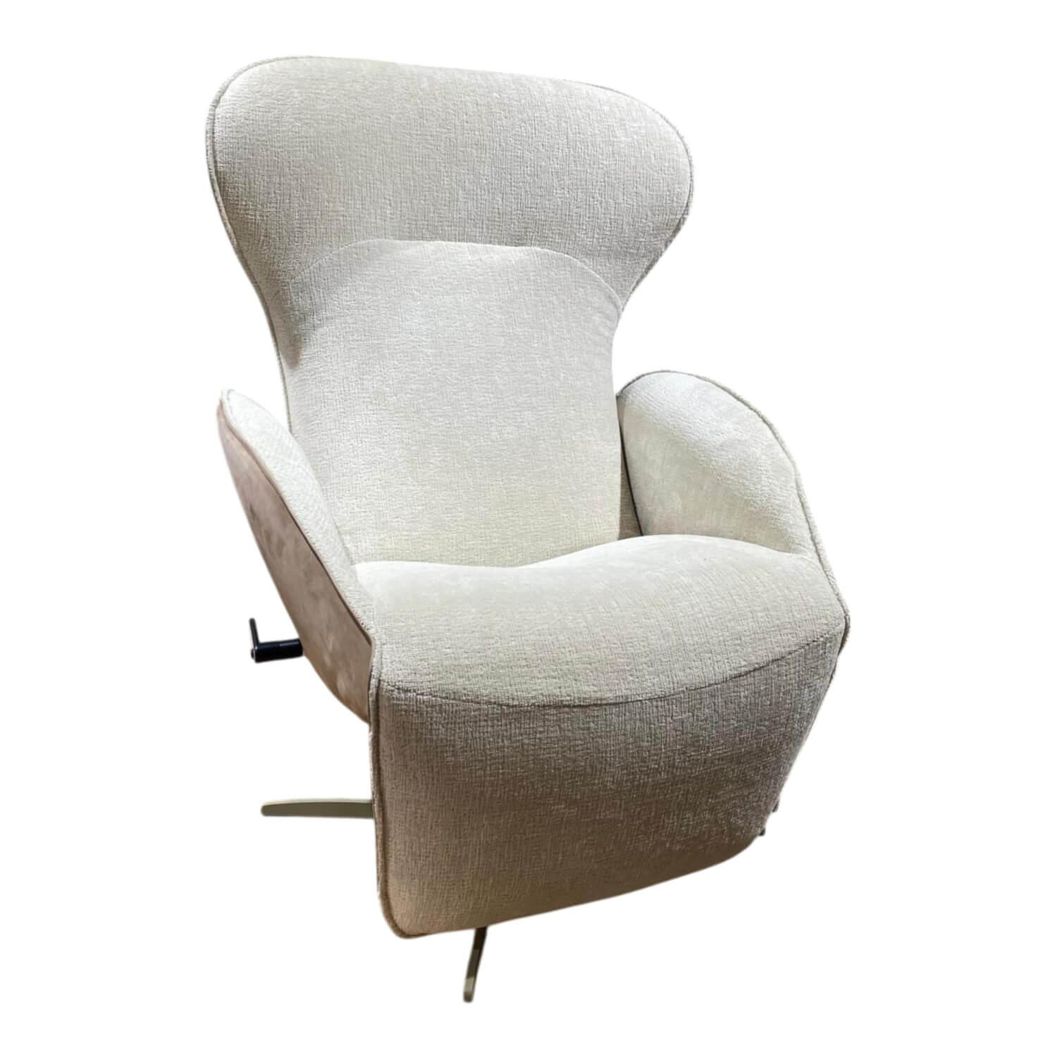 Relaxsessel Daydreamer Medi Stoff F2a Leder Nubuck Cream Grau Beige Mono-Move von Jori