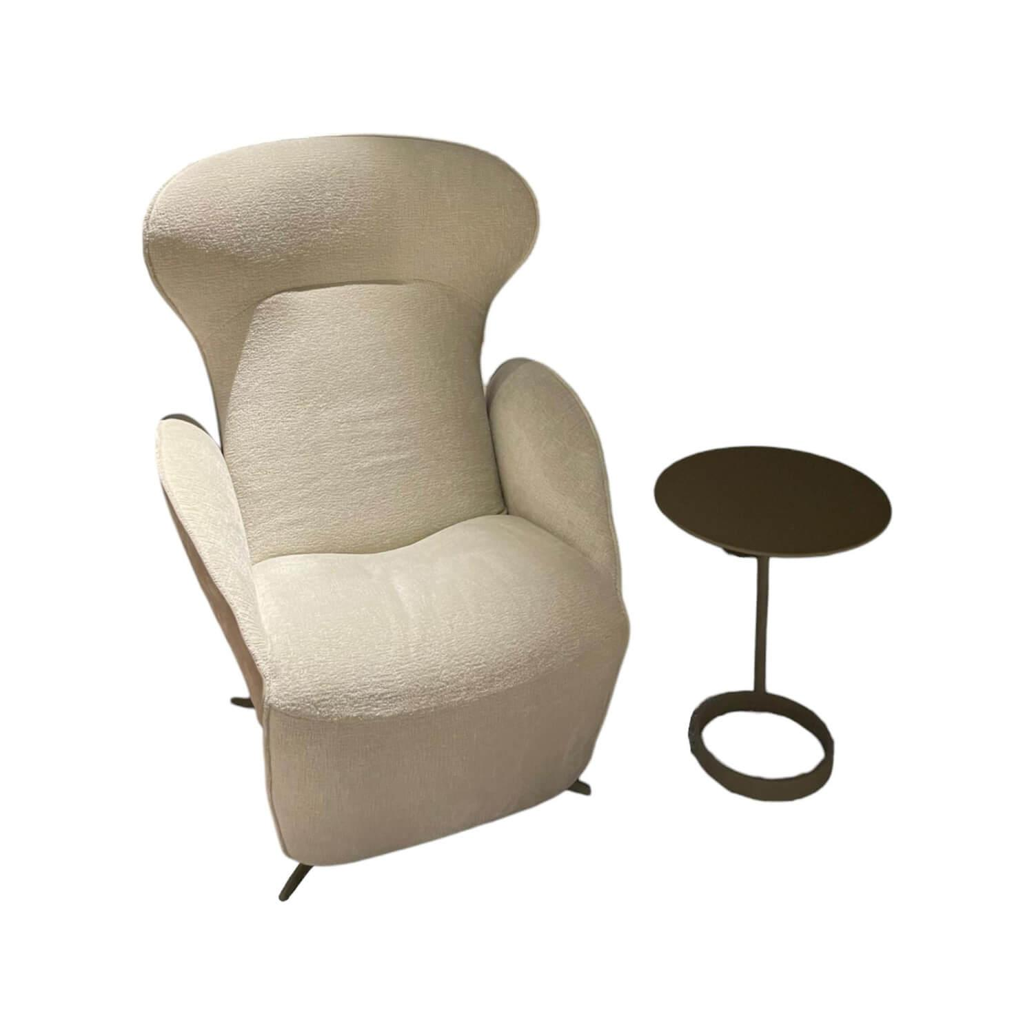 Relaxsessel Daydreamer Mono Move JR 7450 Innen Stoff Mumble Gesso Beige Außen Le... Relaxsessel Daydreamer Mono Move JR 7450 Innen Stoff Mumble Gesso Beige Außen Le... von Jori