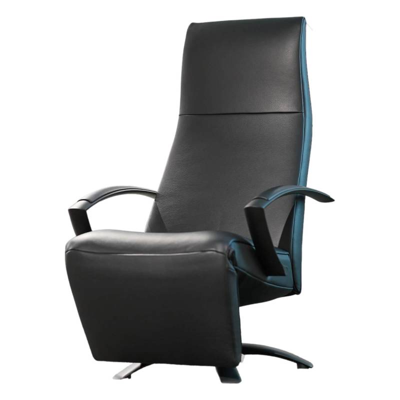 Sessel Brainbuilder Mono Move Black Edition Leder Celia Nero Schwarz 5 Stern Fuß... von Jori