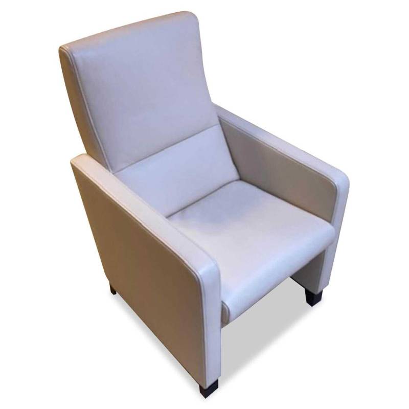 Sessel Navy JR 4080 Fest Celia Pearl Fuß Holz Braun von Jori