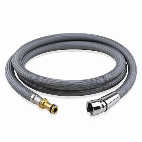 159560 131381 Ersatzschlauch-Set für Moen Küchenarmaturschlauch, Ersatz mit 2 Adaptern, passend für Moen Pull Down & Pull Out Wasserhahn Schlauch 159560 131381 Ersatzschlauch-Set für Moen Küchenarmaturschlauch, Ersatz mit 2 Adaptern, passend für Moen Pull Down & Pull Out Wasserhahn Schlauch von Jorns