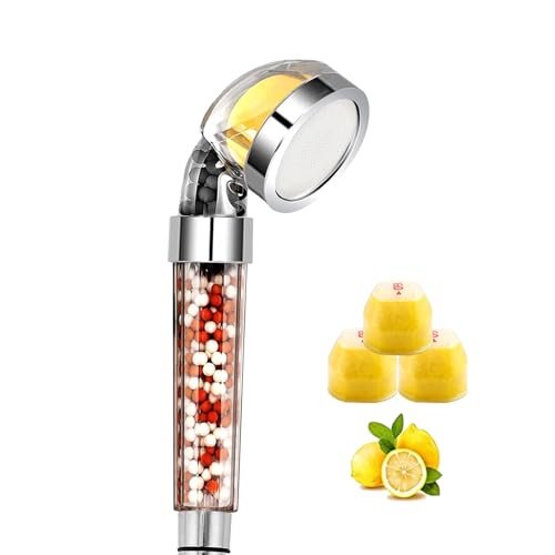 Vitamin-C-Duschkopf mit Handbrause – Hartwasserenthärter – Chlor- und Fluoridfilter – Wasserreinigender gefilterter Duschkopf mit Perlen – hilft trockener Haut und Haarausfall Vitamin-C-Duschkopf mit Handbrause – Hartwasserenthärter – Chlor- und Fluoridfilter – Wasserreinigender gefilterter Duschkopf mit Perlen – hilft trockener Haut und Haarausfall von Jorns