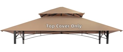 Ersatz-Überdachung für Grillpavillon, wasserdicht, doppelstöckig, für Modell L-GG001PST-F Ersatz-Überdachung für Grillpavillon, wasserdicht, doppelstöckig, für Modell L-GG001PST-F von Jorohiker