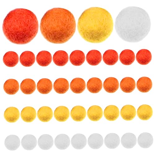 40pcs Filzkugeln, 1, 2 -Zoll von Jorzer