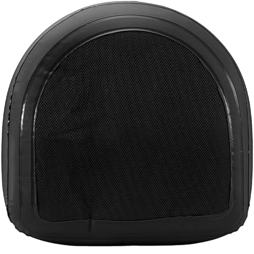 Jorzer Aufblasbarer Whirlpoolsitz mit Saugnapf Poolsitz 18,5 x 14,6 x 5,9 Zoll Whirlpoolsitz mit 2 in 1 Ventil wiederverwendbarer PVC Spa Pool Sitzerhöhung für Erwachsene Schwarz von Jorzer