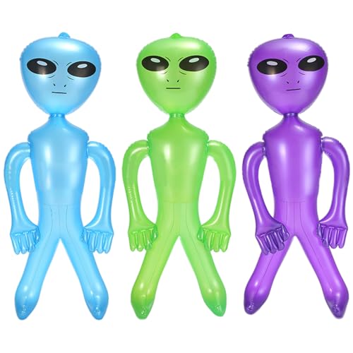 Aufblasbares Alien 3 Stück aufblasbares Alien 85, 4 cm riesiges PVC- für Halloween-Party-Dekorationen Foto-Requisite Aufblasbares Alien 3 Stück aufblasbares Alien 85, 4 cm riesiges PVC- für Halloween-Party-Dekorationen Foto-Requisite von Jorzer