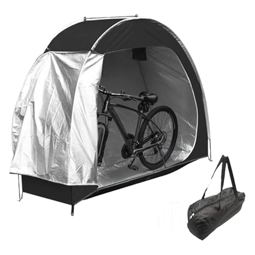 Fahrradschuppen 76.8x64.2x31.5in Fahrradzelt Regen & UV -Schutzabdeckung mit Fenster und innere Tasche Easy Assembly Outdoor Storage Terrasse Fahrradschuppen 76.8x64.2x31.5in Fahrradzelt Regen & UV -Schutzabdeckung mit Fenster und innere Tasche Easy Assembly Outdoor Storage Terrasse von Jorzer