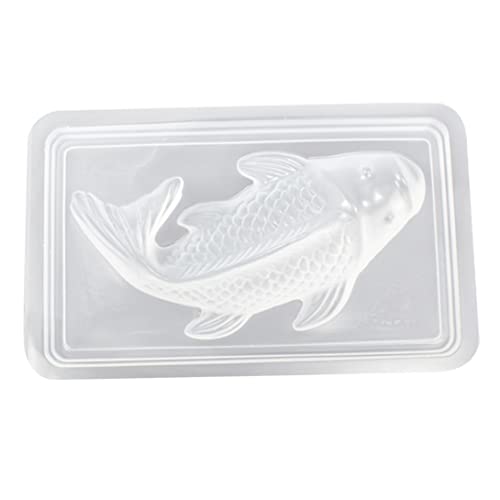 Jorzer 3d Fischform Fisch Silikonform Kunststoffkarpfen -Form Epoxidform Kuchen Tröschung Burge Fondant Backform Jelly Kuchen Pudding Schimmelpilze von Jorzer