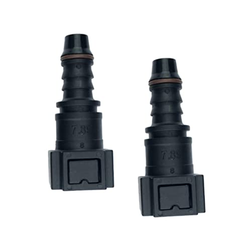 7,89 Mm Sae 5/16 (8 Mm) Id8 Männlicher Und Gerade Nylon -kraftstoffleitung Schnellverbindungsfreisetzungsschlauch, Ersatz Für Kraftstoffleitungen Weiblicher Stecker (2 -pcs -schnelle von Jorzer