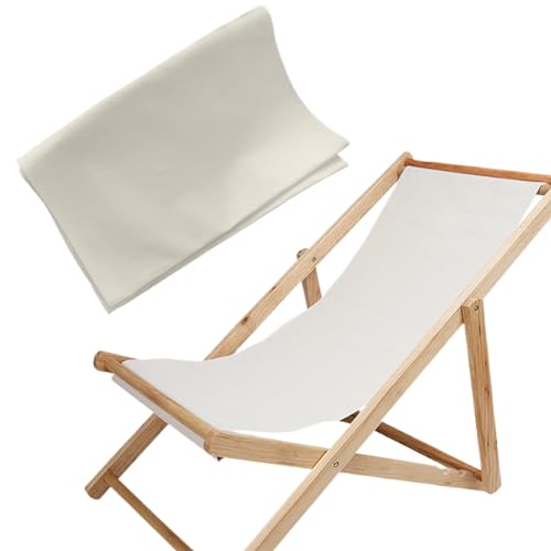 Jorzer Ersatzstoff für Sling-Stühle 114, 3 x 43, 2 cm Ersatzstoff für Faltbare Terrassenstühle tragbarer Ersatz-Sling für Terrassenstühle für Sonnenliegen und Pools Sonnenbaden Stil 2 von Jorzer