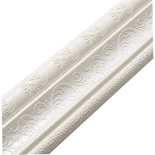 Jorzer Flexible Zierleiste Wandleiste Aus Schaumstoff Selbstklebend Flexible Zierleiste Klebrige Tapetenbordüre Für Türspiegel 2,35 M Jorzer Flexible Zierleiste Wandleiste Aus Schaumstoff Selbstklebend Flexible Zierleiste Klebrige Tapetenbordüre Für Türspiegel 2,35 M von Jorzer