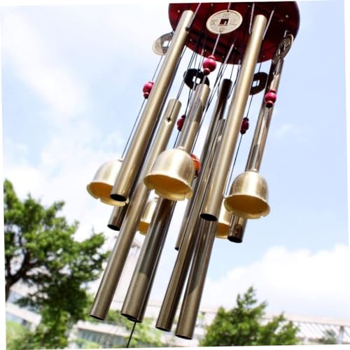 Jorzer Gartenwind Chimes Chinesische traditionelle Glocke Wind Chime 10 Röhren 5 Glocken Bronze Hof im Freien im Freien im Freien im Freien im Freien Home Dekoration 85 cm Jorzer Gartenwind Chimes Chinesische traditionelle Glocke Wind Chime 10 Röhren 5 Glocken Bronze Hof im Freien im Freien im Freien im Freien im Freien Home Dekoration 85 cm von Jorzer