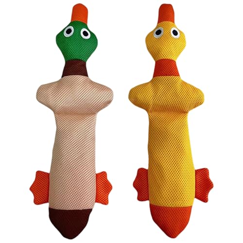 Jorzer Hundekauenspielzeug, 2pcs Mesh Quietschende Hund Spielzeug 20 Zoll Mit unzerstörbarer Entenform Lange schwimmende Pool -Kauen zum Training für das Training Jorzer Hundekauenspielzeug, 2pcs Mesh Quietschende Hund Spielzeug 20 Zoll Mit unzerstörbarer Entenform Lange schwimmende Pool -Kauen zum Training für das Training von Jorzer