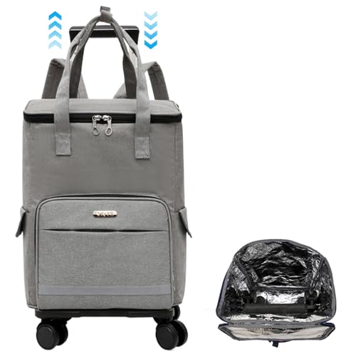 Jorzer Kühler mit Rädern und Griff 14x8x18 Zoll Oxford Stoff 3 in 1 Rollkühler mit isolierter Inneneisstruhe mit Rädern zum Camping -Picknick -Wanderstrand Jorzer Kühler mit Rädern und Griff 14x8x18 Zoll Oxford Stoff 3 in 1 Rollkühler mit isolierter Inneneisstruhe mit Rädern zum Camping -Picknick -Wanderstrand von Jorzer