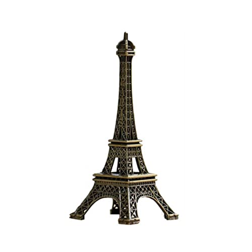 Jorzer Künstlicher Eiffelturm Eiffelturm-Statue Metall Mini-Deko Pariser Eiffelturm-Figur Tischdekoration 18 cm Metall Mini-Eiffelturm dekorativ von Jorzer