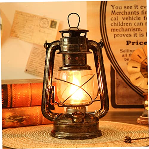 Retro -Öllampe Tragbare alte Pferdampe Dekorative Öllampe Outdoor Camping Lampe Stromausfall Notlage für Außen von Jorzer