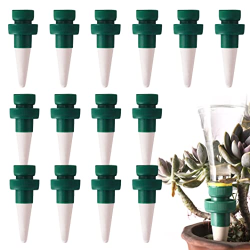 Jorzer Self Watering Plant Stake Plant Flaschenadapter Pflanzenwässerungsvorrichtung Automatisches Bewässerungssystem Tropfbewässerungssystem für Pflanzen Selbstbewässerung 15pcs von Jorzer