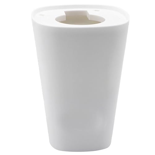 Jorzer Umgedrehter Pflanztopf 9,4x9,4x13 cm Blumentöpfe aus Kunststoff zum Aufhängen umgedrehter Tomatenpflanztopf einfach zu verwendende Töpfe für Pflanzen Haus Garten Hof Büro weiß von Jorzer