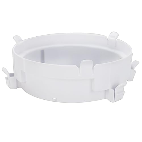 Jorzer Wechselstromschlauchadapter 2, 4 x 7, 5 Zoll ABS-Abgaskanal-Schnittstellenadapter tragbarer Wechselstromschlauchanschluss für zu Hause von Jorzer