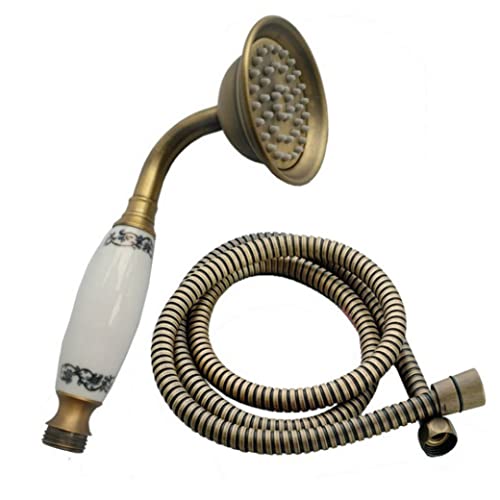 Retro -duschkopf Kupfer Handheld Spray Duschkopf Badezimmerzubehör Mit 1,5 M Schlauch, Duschkopf, Duschkopf Mit Schlauch, Kupferhanddusche, Retro -handschuhe, Badezimmer Duschzubehör Retro -duschkopf Kupfer Handheld Spray Duschkopf Badezimmerzubehör Mit 1,5 M Schlauch, Duschkopf, Duschkopf Mit Schlauch, Kupferhanddusche, Retro -handschuhe, Badezimmer Duschzubehör von Jorzer