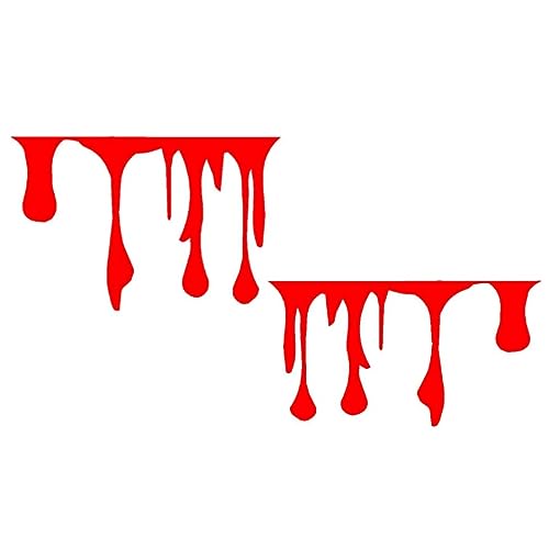 Rote Blutaufkleber Blut tropfende Autokauflagen Rot fließend Blut blutiges Auto -Aufkleber Horror lustige Aufkleber Aufkleber Vinyl für Autoscheinwerfer Fenster Schwanzlicht 2 Pack Rote Blutaufkleber Blut tropfende Autokauflagen Rot fließend Blut blutiges Auto -Aufkleber Horror lustige Aufkleber Aufkleber Vinyl für Autoscheinwerfer Fenster Schwanzlicht 2 Pack von Jorzer