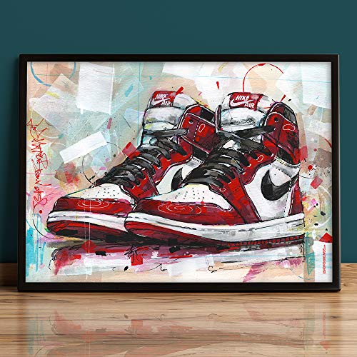 Air Jordan 1 Poster (50 x 70 cm), ungerahmt von JosHoppenbrouwers