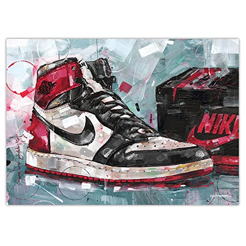 Air Jordan Poster "Black Toe", 50 x 70 cm von JosHoppenbrouwers