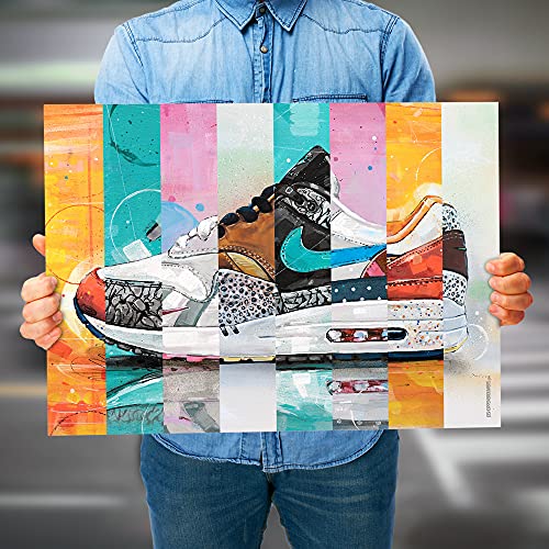 Air Max 1 Parra Atm0s Kunstdruck, ungerahmt (50 x 70 cm) von JosHoppenbrouwers