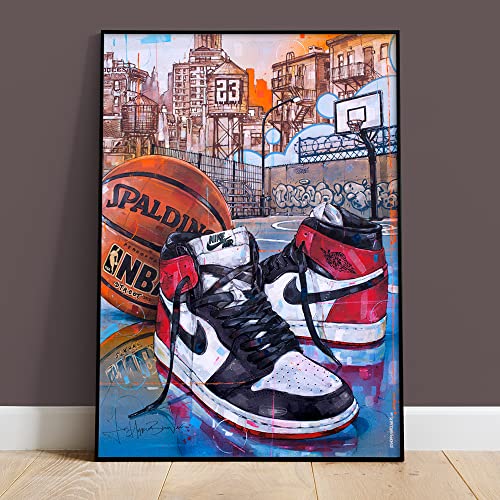 JosHoppenbrouwers Air Jordan 1 Poster (50 x 70 cm), ungerahmt von JosHoppenbrouwers