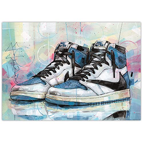 JosHoppenbrouwers Air Jordan 1 Travis Scott Fragment High Poster 42 x 29,7 cm (A3) von JosHoppenbrouwers