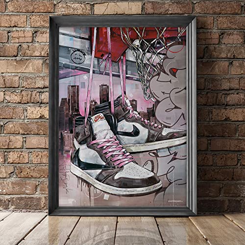 JosHoppenbrouwers Air Jordan 1 Travis Scott Poster (50 x 70 cm), ungerahmt von JosHoppenbrouwers