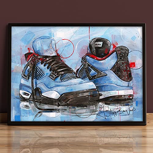 JosHoppenbrouwers Poster Air Jordan 4 (50 x 70 cm), ungerahmt von JosHoppenbrouwers