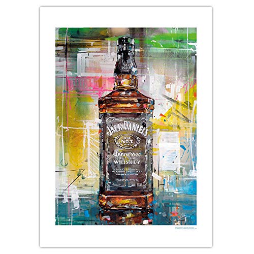 JosHoppenbrouwers Jack Daniels Poster, 50 x 70 cm, ungerahmt von JosHoppenbrouwers