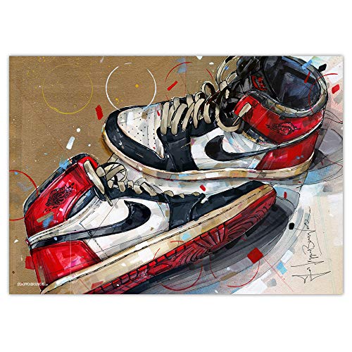 Air Jordan 1 Chicago 1984 'White Laces' Print (50x70cm) *ungerahmt (JosHoppenbrouwers) von JosHoppenbrouwers