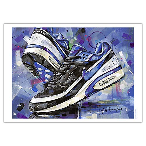 Nike Air Max Classic BW Kunstdruck Persian Violet (50 x 70 cm) *ungerahmt von JosHoppenbrouwers